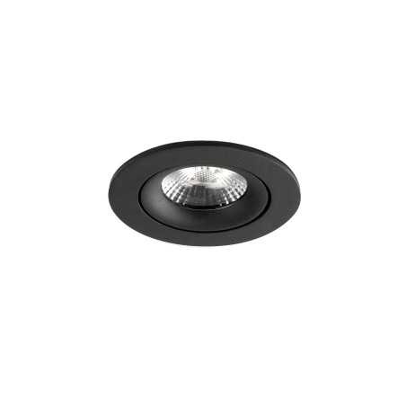 Lampe de plafond en aluminium LED intégrée noir LALINDE