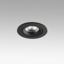 Lampe de plafond en aluminium LED intégrée noir LALINDE