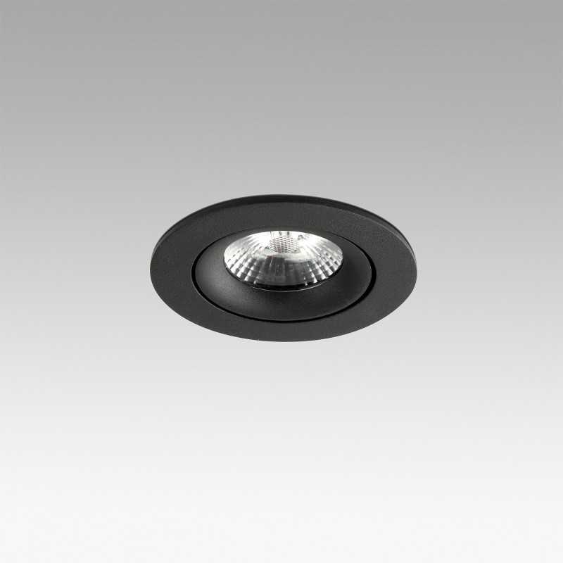 Lampe de plafond en aluminium LED intégrée noir LALINDE