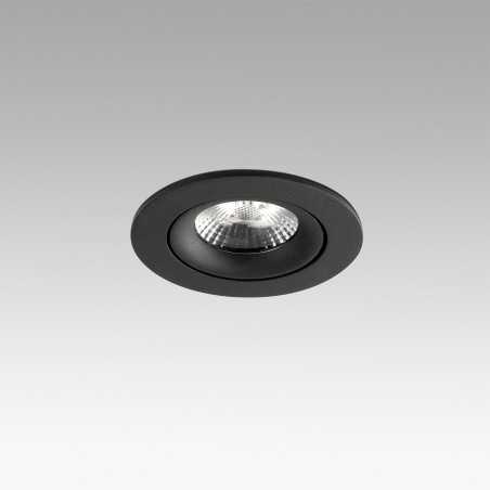 Lampe de plafond en aluminium LED intégrée noir LALINDE