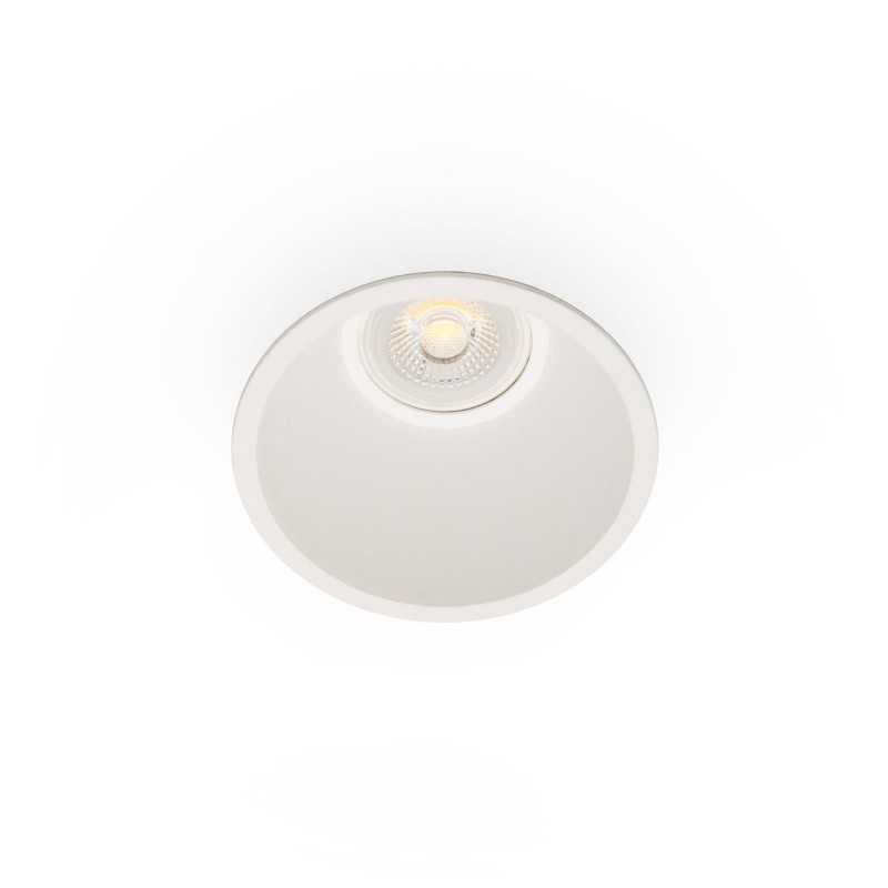 Lampe de plafond en aluminium GU10 blanc mat GAHARD