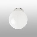Lampe de plafond en aluminium E27 blanc MEUCON