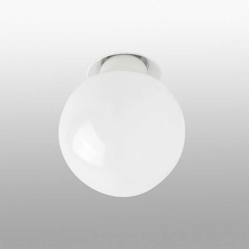 Lampe de plafond en aluminium E27 blanc MEUCON