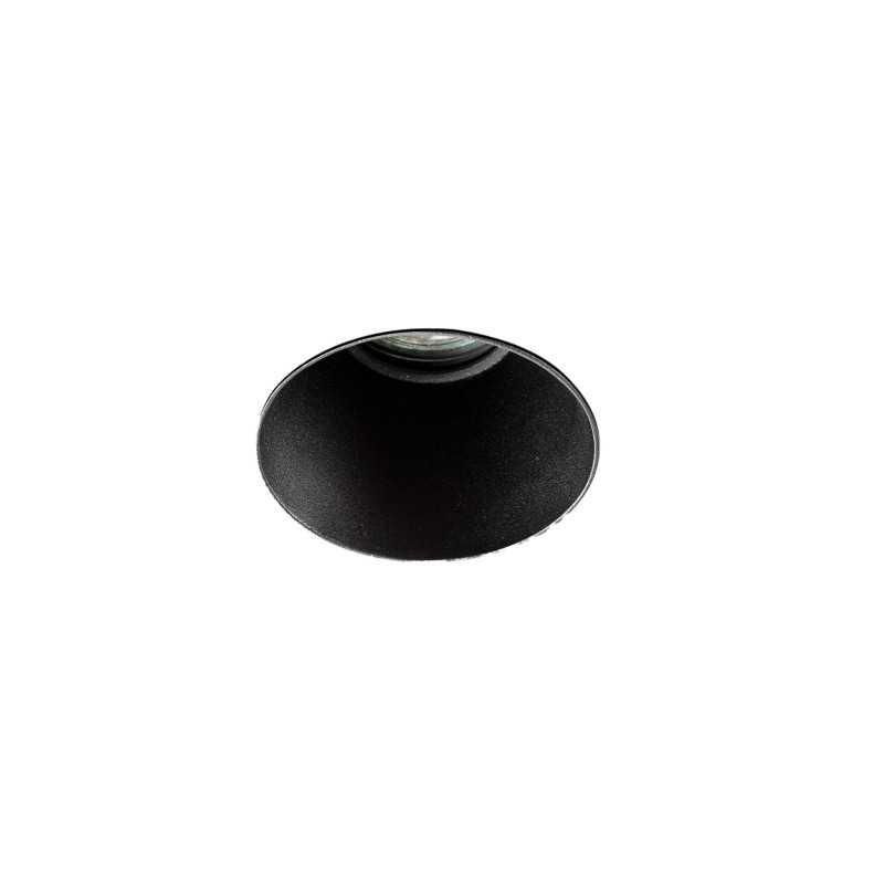 Lampe de plafond en aluminium GU10 noir mat HUILLY