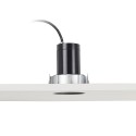 Lampe de plafond en aluminium GU10 noir mat HUILLY