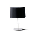 Lampe de table en acier LED intégrée noir mat TARDAIS