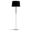 Lampe de sol en acier LED intégrée noir mat IBIGNY
