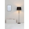 Lampe de sol en acier LED intégrée noir mat IBIGNY