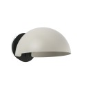Lampe murale en acier E27 noir mat BRUNET