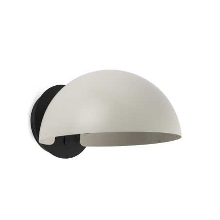 Lampe murale en acier E27 noir mat BRUNET
