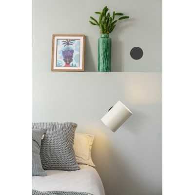 Lampe murale en acier E27 noir TILLOU