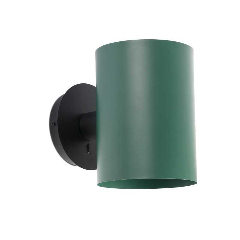 Lampe murale en acier E27 noir BUVILLY