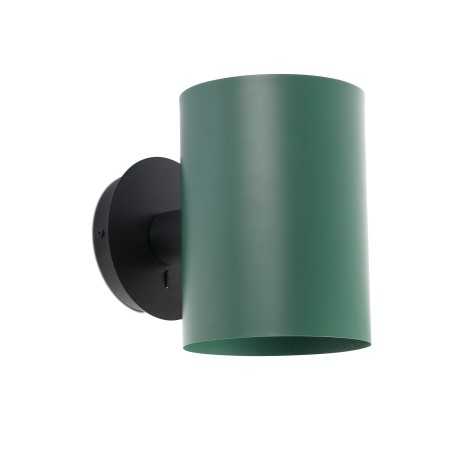 Lampe murale en acier E27 noir BUVILLY