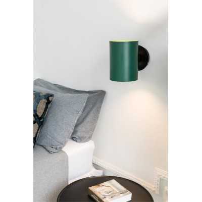 Lampe murale en acier E27 noir BUVILLY
