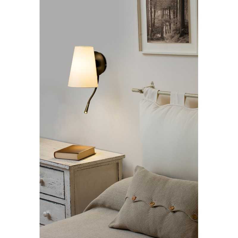 Lampe murale en acier E27 noir VÊVRES