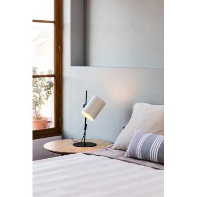 Lampe de table en acier E27 noir mat LEBRON