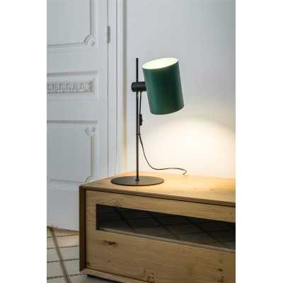 Lampe de table en acier E27 noir mat BELLET