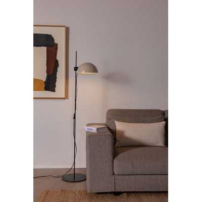 Lampe de sol en acier E27 noir mat DUISANS