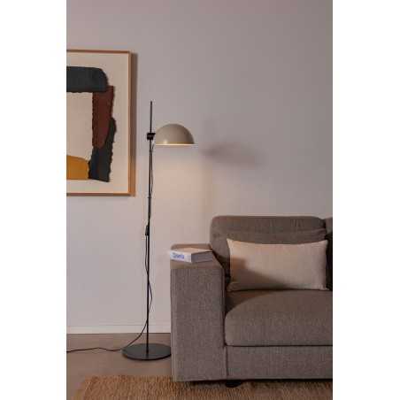 Lampe de sol en acier E27 noir mat DUISANS