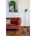 Lampe de sol en acier E27 noir mat ANTIBES