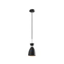 Lampe de plafond en acier E14 noir mat NEBBIO