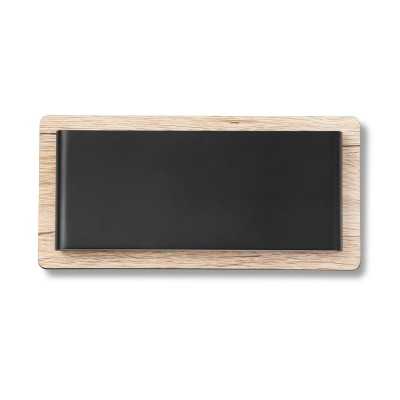 Lampe murale en acier LED intégrée bois RIMLING