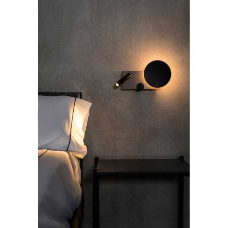 Lampe murale en acier LED intégrée gris LUYNES