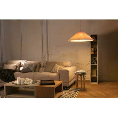 Lampe de plafond en acier E27 beige ARRIGNY