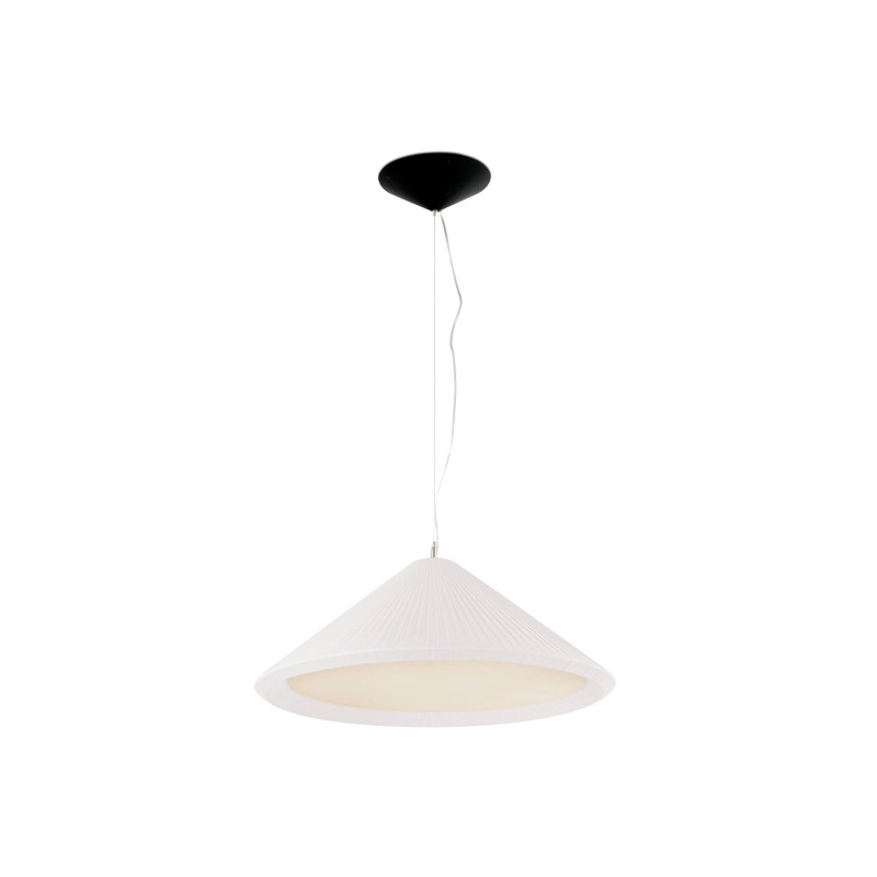 Lampe de plafond en acier E27 blanc POMMARD