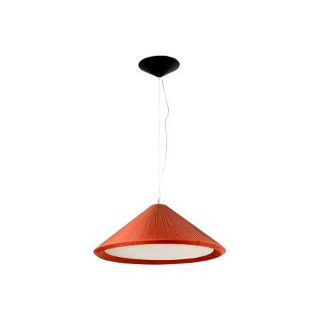 Lampe de plafond en acier E27 rouge HAIMPS