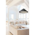 Lampe de plafond en acier E27 noir mat RUVIGNY