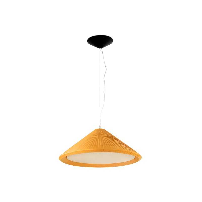 Lampe de plafond en acier E27 orange LONGVIC