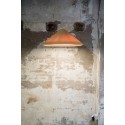 Lampe de plafond en acier E27 orange LONGVIC