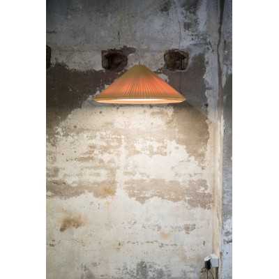 Lampe de plafond en acier E27 orange LONGVIC