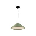 Lampe de plafond en acier E27 vert POISSAC
