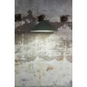 Lampe de plafond en acier E27 vert POISSAC