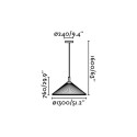 Lampe de plafond en acier E27 beige LEPUIX