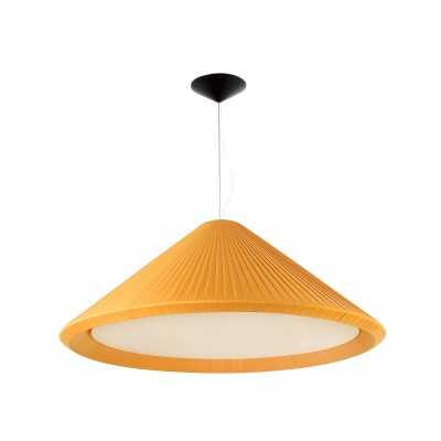 Lampe de plafond en acier E27 orange DOULCON