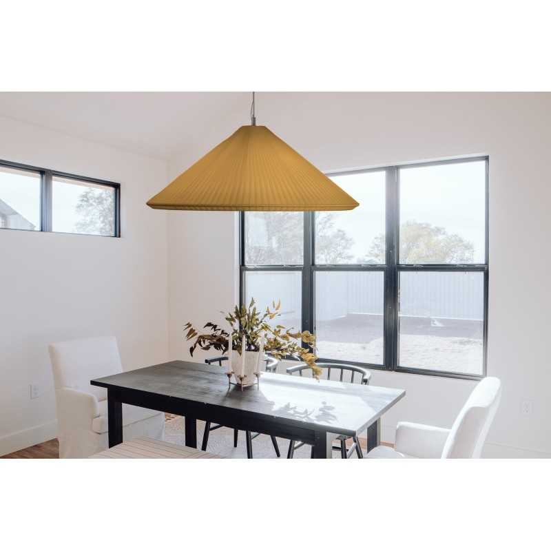 Lampe de plafond en acier E27 orange DOULCON