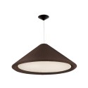Lampe de plafond en acier E27 brun MORUEL