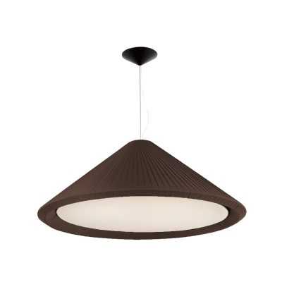 Lampe de plafond en acier E27 brun MORUEL