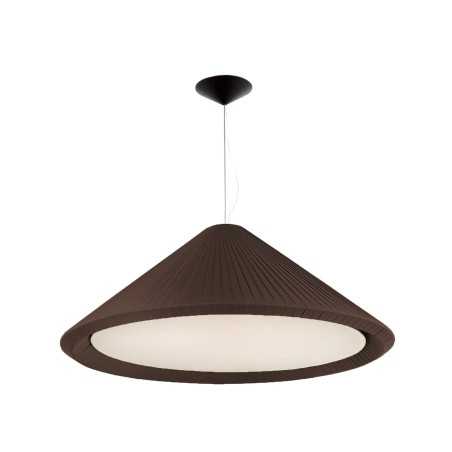 Lampe de plafond en acier E27 brun MORUEL