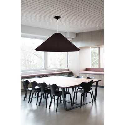 Lampe de plafond en acier E27 brun MORUEL