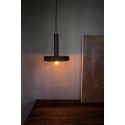 Lampe de plafond en acier E27 noir MEULERS