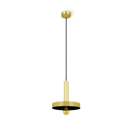 Lampe de plafond en acier E27 doré mat BAGNOT