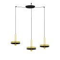 Lampe de plafond en acier E27 doré mat MONTREM