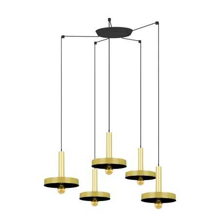Lampe de plafond en acier E27 doré mat FARNAY