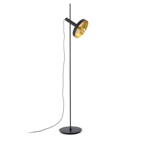 Lampe de sol en acier E27 noir mat ITZING