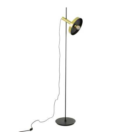 Lampe de sol en acier E27 noir mat AROTEL