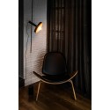 Lampe de plafond en acier E27 noir mat LANSON